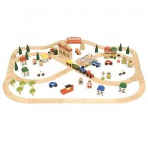 Bigjigs Rail Town Country Train Set