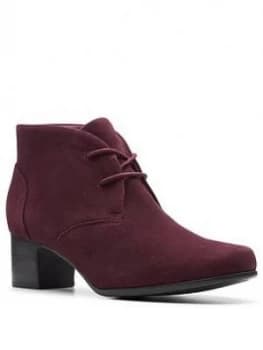 Clarks Clarks Unstructured Un Damson Tie Ankle Boot