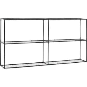 3 Tier Metal Plant Stand, Flower Pot Display Shelf, No Tools Required - Outsunny