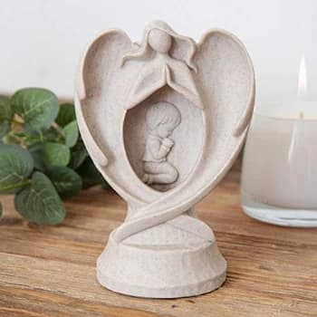 Faith & Hope Guardian Angel Night Light - Boy