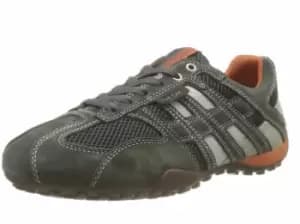 Geox Comfort Lace-ups grey C1300 dk grey/offwhite 10.5