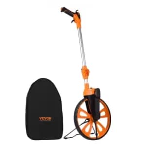 VEVOR Measuring Wheel 317mm Telescoping Handle Centerline Design w/ Handbrake