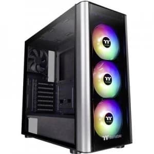 Thermaltake Level 20 MT ARGB Midi tower PC casing Black 3 built-in LED fans, Built-in fan, Window