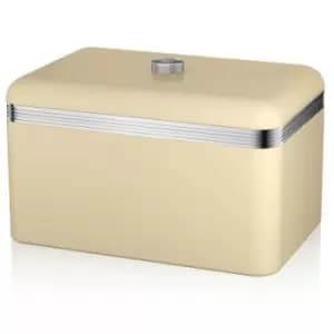 Swan Retro Bread Bin - Cream