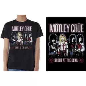 Motley Crue - Shout at the Devil Unisex Medium T-Shirt - Black
