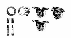 VEGAZ Mounting Kit, exhaust system CA-70 CITROEN,C2 Schragheck (JM),C3 I Schragheck (FC_, FN_),C3 Pluriel (HB_)