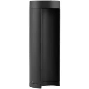 Hamilton Outdoor Pedestal Light Black Aluminium, Clear Glass LED 8.5W 470Lm 3000K IP54 - Merano