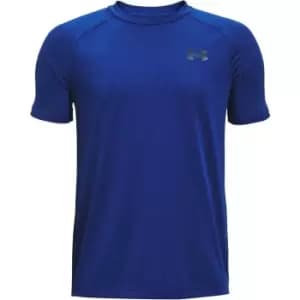 Under Armour Armour Tech Bubble Short Sleeve T-Shirt Junior Boys - Blue