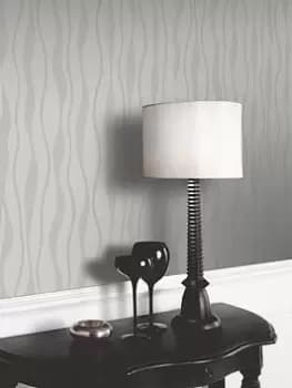 Arthouse Glitz Silver Wallpaper