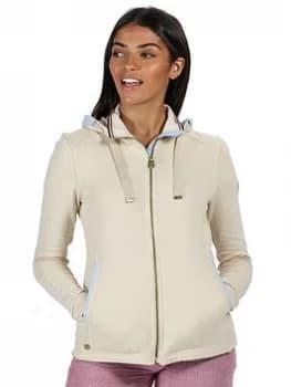Regatta Ramana Full Fleece Hoodie - Vanilla, Vanilla, Size 10, Women