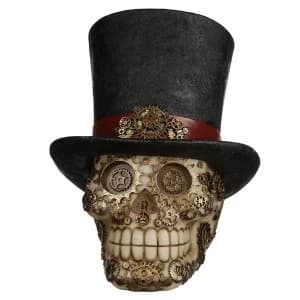 Steampunk Style Skull with Top Hat