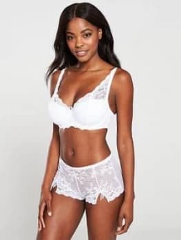 Pour Moi Flora Lightly Padded Underwired Bra - White, Size 32Dd, Women