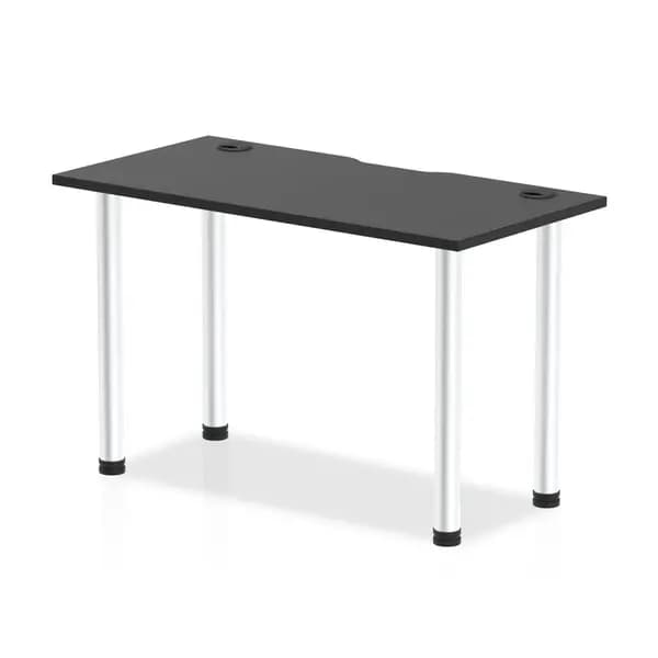 Dynamic Office Solutions Impulse Black Series Slimline Straight Table I004220