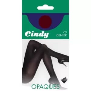 Cindy Womens/Ladies 70 Denier Opaque Tights (1 Pair) (Small (4ft11a-5ft4a)) (Dark Wine)
