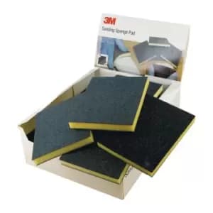 Eponge abrasive HI-FL L125xl98mm fin revetu de deux cotes 3M