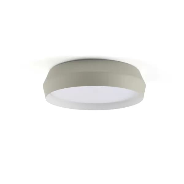 Shoku 350 Grey, White Wall / Ceiling Lamp 24W 2700K