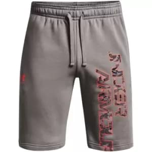 Under Armour Rival Fleece Shorts Mens - Grey
