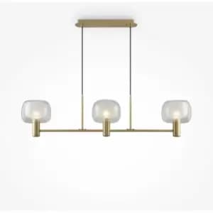 Maytoni Maytoni Vision Modern 3 Light Bar Pendant Ceiling Light Gold E14