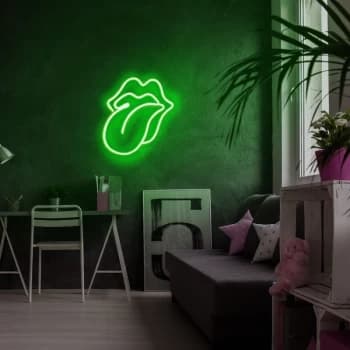The Rolling Stones - Green Green Wall Lamp