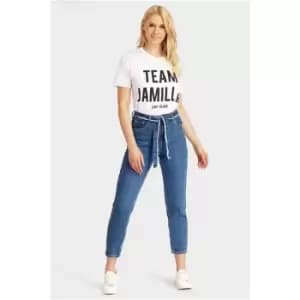 I Saw It First Team Jamilla Love Island Slogan Tshirt - White