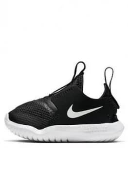 Nike Flex Runner Infant Trainer - Black White