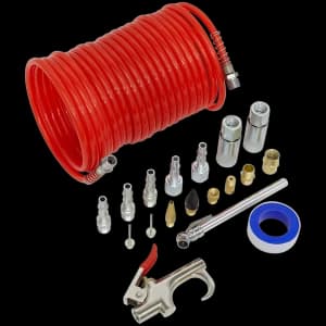 Sealey 19 Piece Air Blow Gun Accessory Kit