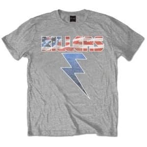 The Killers Bolt America Mens Large T-Shirt - Grey