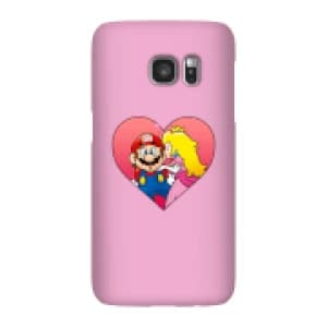 Nintendo Super Mario Peach Kiss Phone Case - Samsung S7 - Snap Case - Gloss