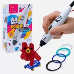 Pika3D Super 3D Printing Pen and Filament Starter Set