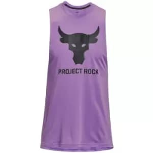 Under Armour Project Rock Brahma Sleeveless Vest Mens - Purple