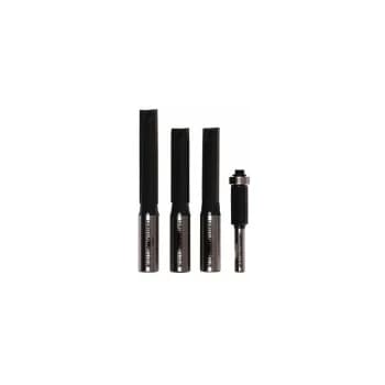 Lumberjack - 4Pc TCT Kitchen Router Worktop Bit Set Tools Kit Cutter Laminate Worktop