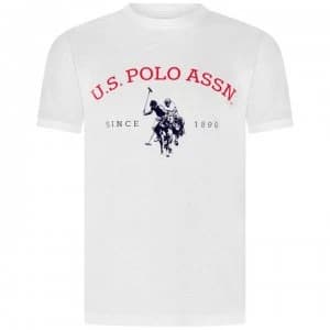 US Polo Assn Graphic T-Shirt - Bright White