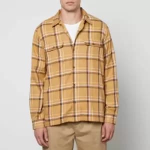 Polo Ralph Lauren Mens Performance Flannel Shirt - Khaki/Brown Multi - M