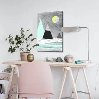 4570ABSC - 049 Multicolor Decorative Canvas Painting