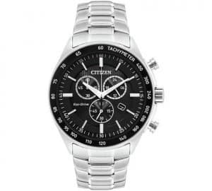 Citizen Mens Eco-Drive Black Chronograph Watch