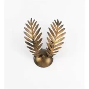Onli Felce Feather Wall Lamp, Bronze