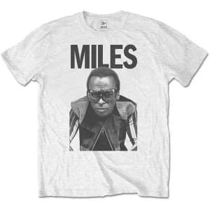 Miles Davis - Miles Mens Large T-Shirt - White