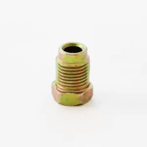 1 x Steel Short Male Brake Pipe Tube Tubing Nut 10mm x 1mm