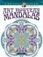 creative haven art nouveau mandalas coloring book