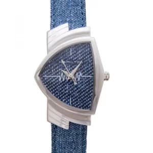 Ventura Quartz Blue Dial Stainless steel Ladies Watch