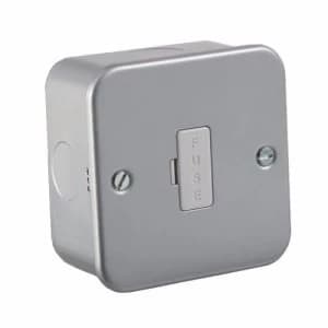 KnightsBridge 13 Metal Clad Fused Connection Spur Unit Without Neon