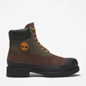 Timberland Premium 6" Rubber-toe Boot For Men In Dark Brown, Size 10.5