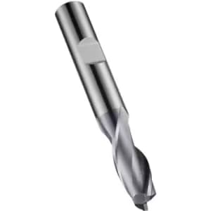 S922 10.00MM Carbide 2 Flute Flatted Shank Slot Drill - TiAlN Coated