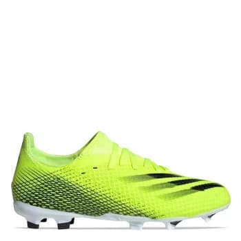 adidas X Speedflow.3 Firm Ground Boots Kids - SolYellow/Blue