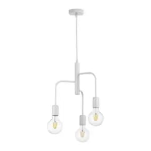 Onli Mantis 3 Light Multi Arm Pendant Ceiling Light, White