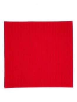Christy Prisim Toweling Shower Mat - Fire Engine Red