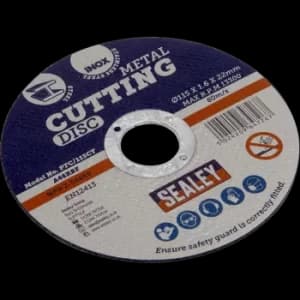 Sealey Metal Cutting Disc 115mm 1.6mm Pack of 1