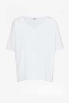 Great Plains Blair Broidery Knit V Neck Jumper Optic White