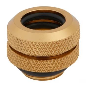 Corsair Hydro X Series XF Hardline 14mm Gold Fittings - Four Pack (CX-9052009-WW)