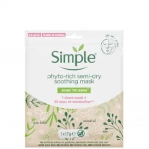 Simple Kind To Skin Phyto-Rich Soothing Mask (Semi Dry)